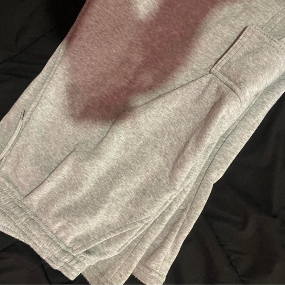 SHEIN Light Gray Track Pants